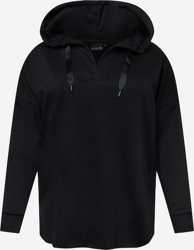 Active by Zizzi Sweat de sport 'ANINETTE' en noir, Vue avec produit