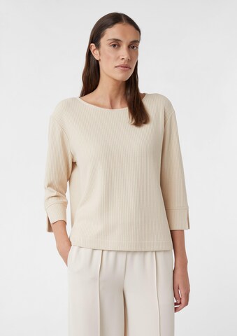 Sweat-shirt COMMA en beige : devant