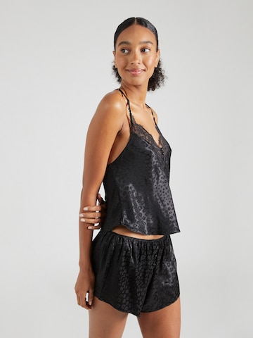 Hunkemöller Pajama Shirt in Black