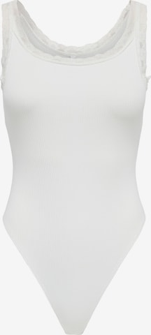 Body 'ONLVini' di ONLY in bianco: frontale