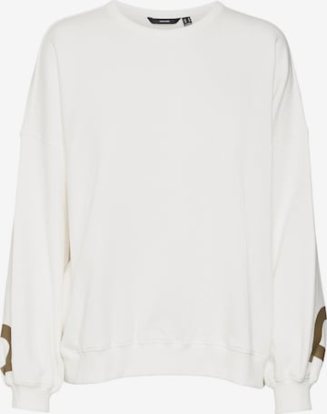 VERO MODA Sweatshirt 'Maly' i hvit: forside