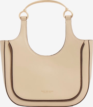 The Bridge Schultertasche in Beige: Vorderseite