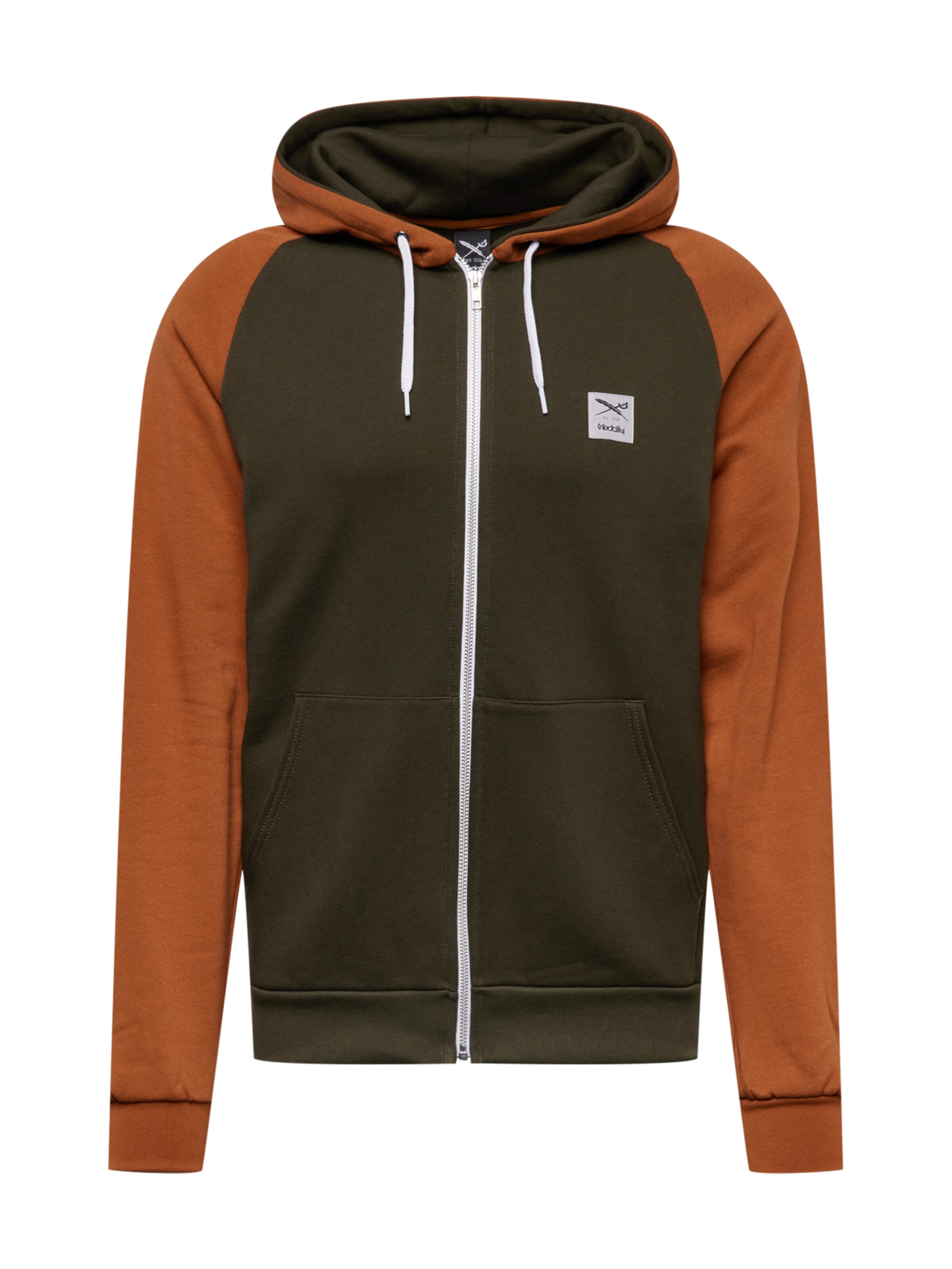 Iriedaily Sweatjacke De College 2 (1-tlg), Gefütterte Kapuze