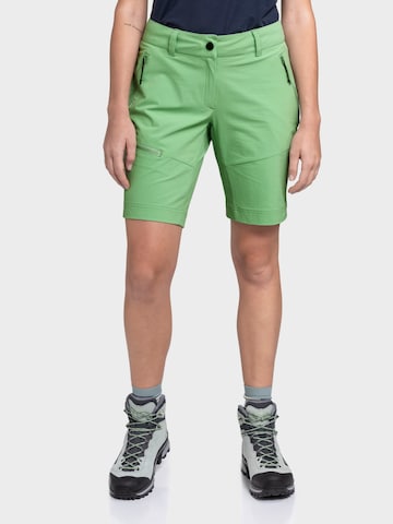 Regular Pantalon outdoor 'Toblach2 ' Schöffel en vert : devant