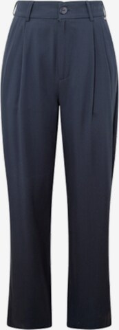 Pepe Jeans Pleat-Front Pants 'Fatima' in Blue: front