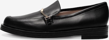 Slipper di Gattinoni in nero: frontale