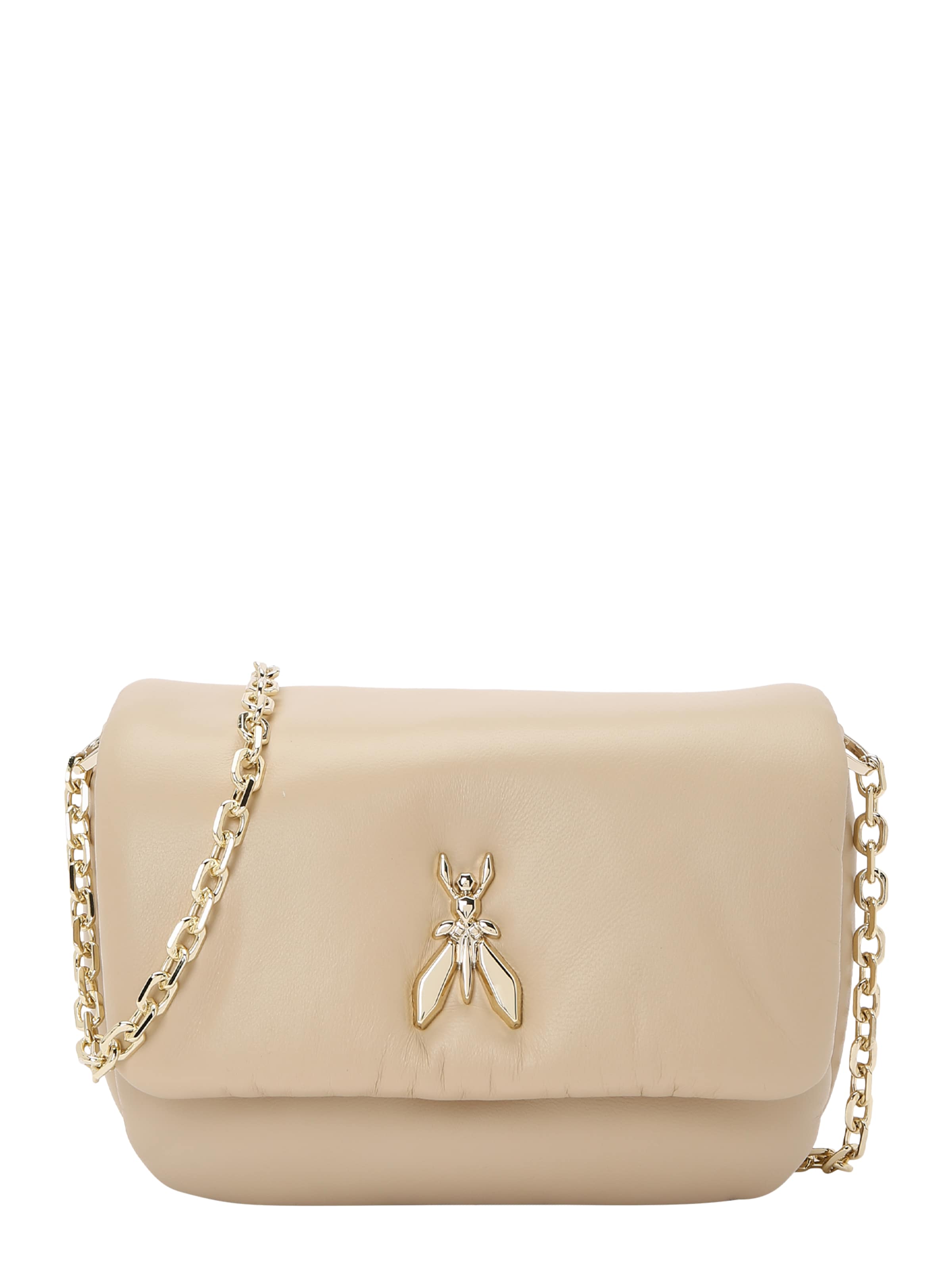 PATRIZIA PEPE Crossbody Bag in Beige: front