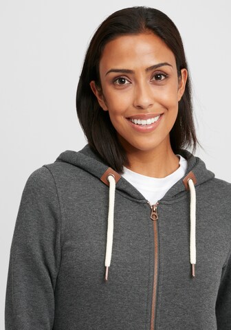 Oxmo Sweatjacke 'Vicky' in Grau