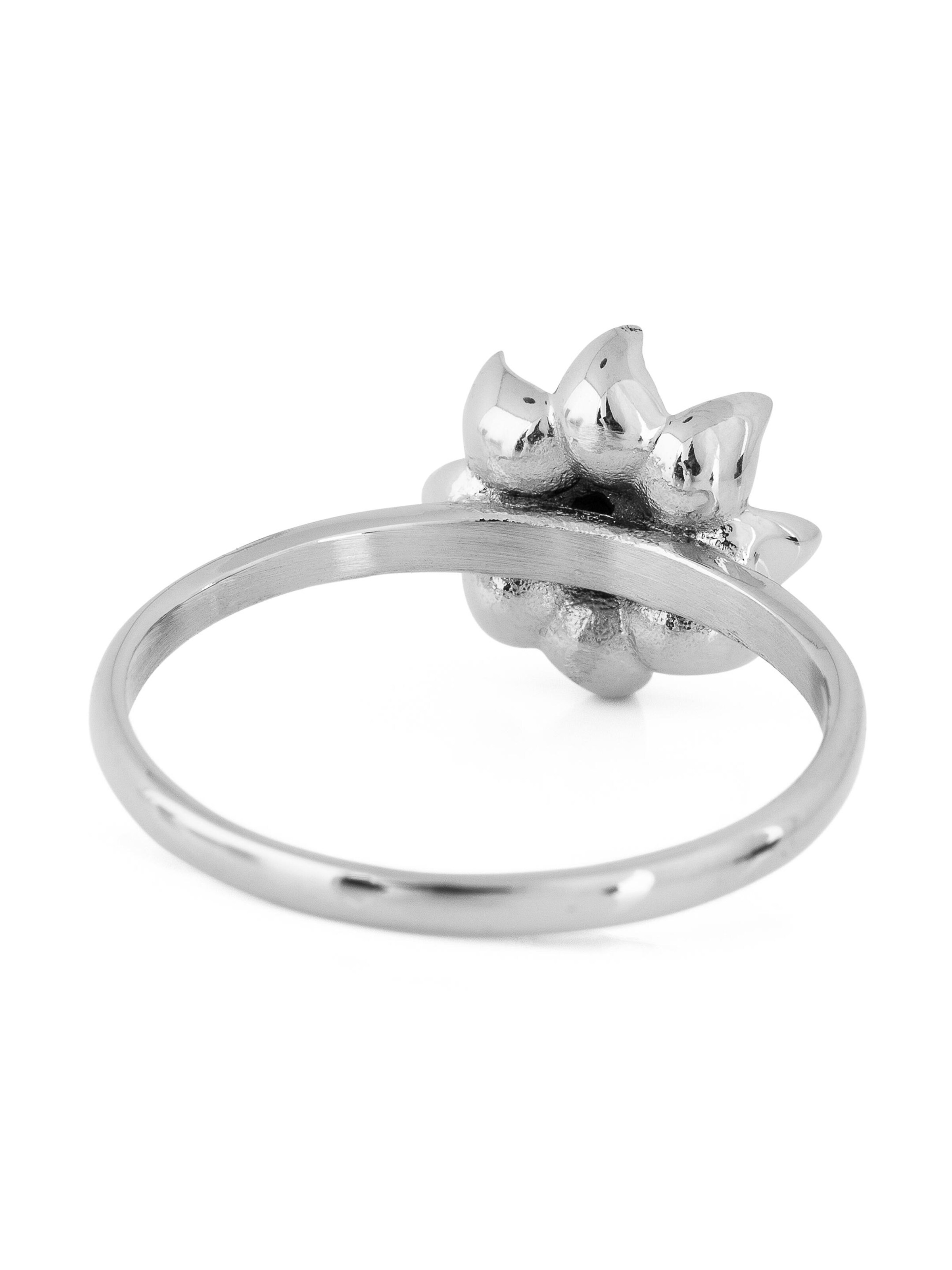 Akitsune Ring 'Lotus' in Silver