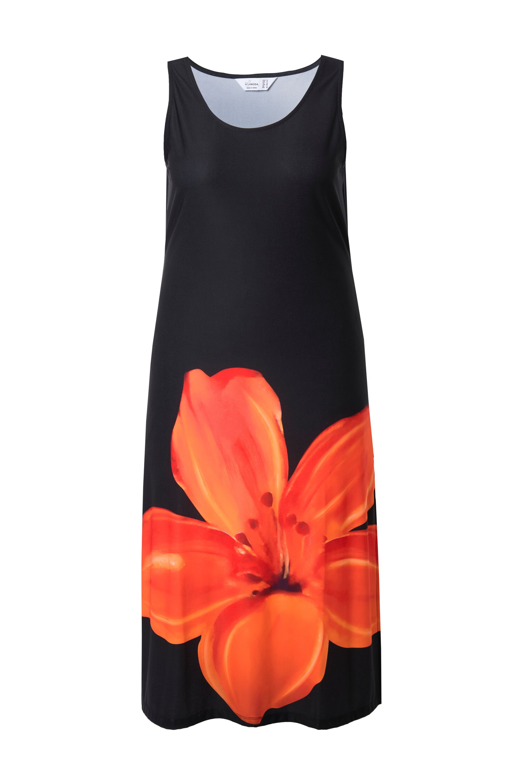 MIAMODA Jurk in Zwart: voorkant