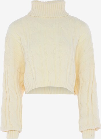 paino Sweater in White: front