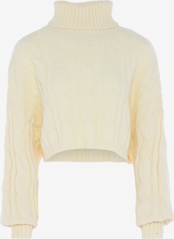 Pull-over paino en blanc : devant