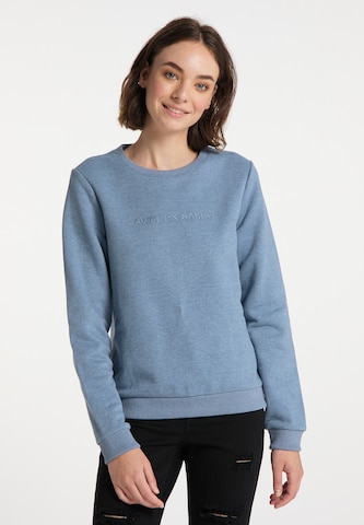 MYMO Sweatshirt in Blue: front