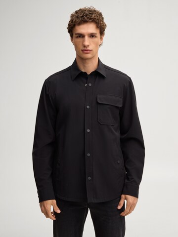 JOOP! Slim Fit Hemd 'Knox' in Schwarz: Vorderseite