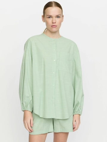 Camicia da donna 'Ebbi' di Soft Rebels in verde: frontale