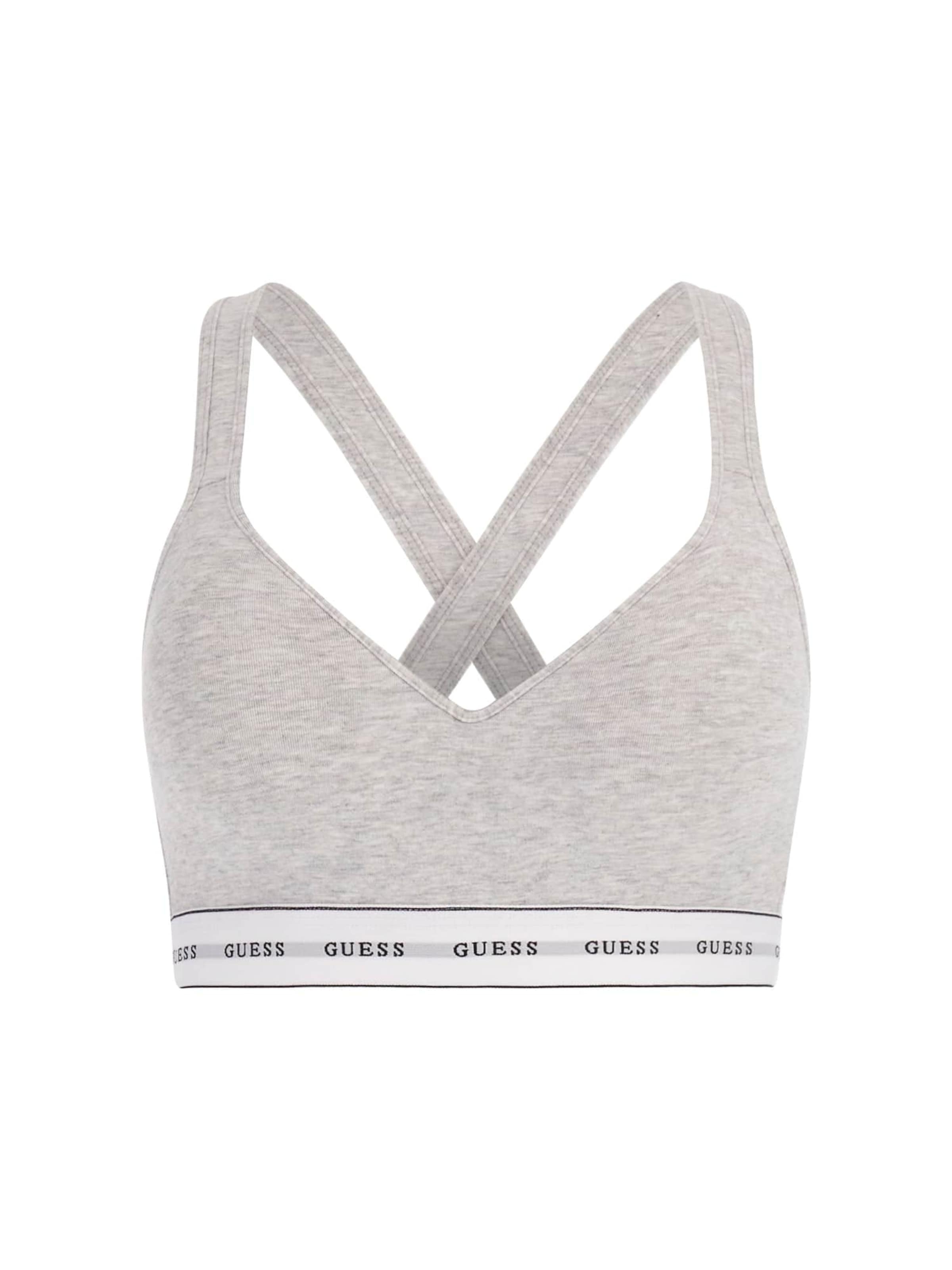 GUESS Σουτιέν 'Carrie' σε μπλε νύχτας / ανοικτό γκρι / λευκό, Άποψη προϊόντος