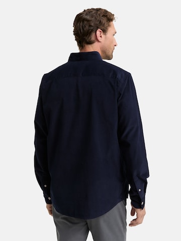 TOM TAILOR Regular fit Overhemd in Blauw