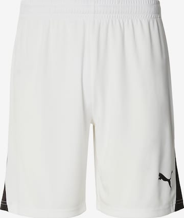 PUMA Regular Sportbroek 'teamLIGA26' in Wit: voorkant