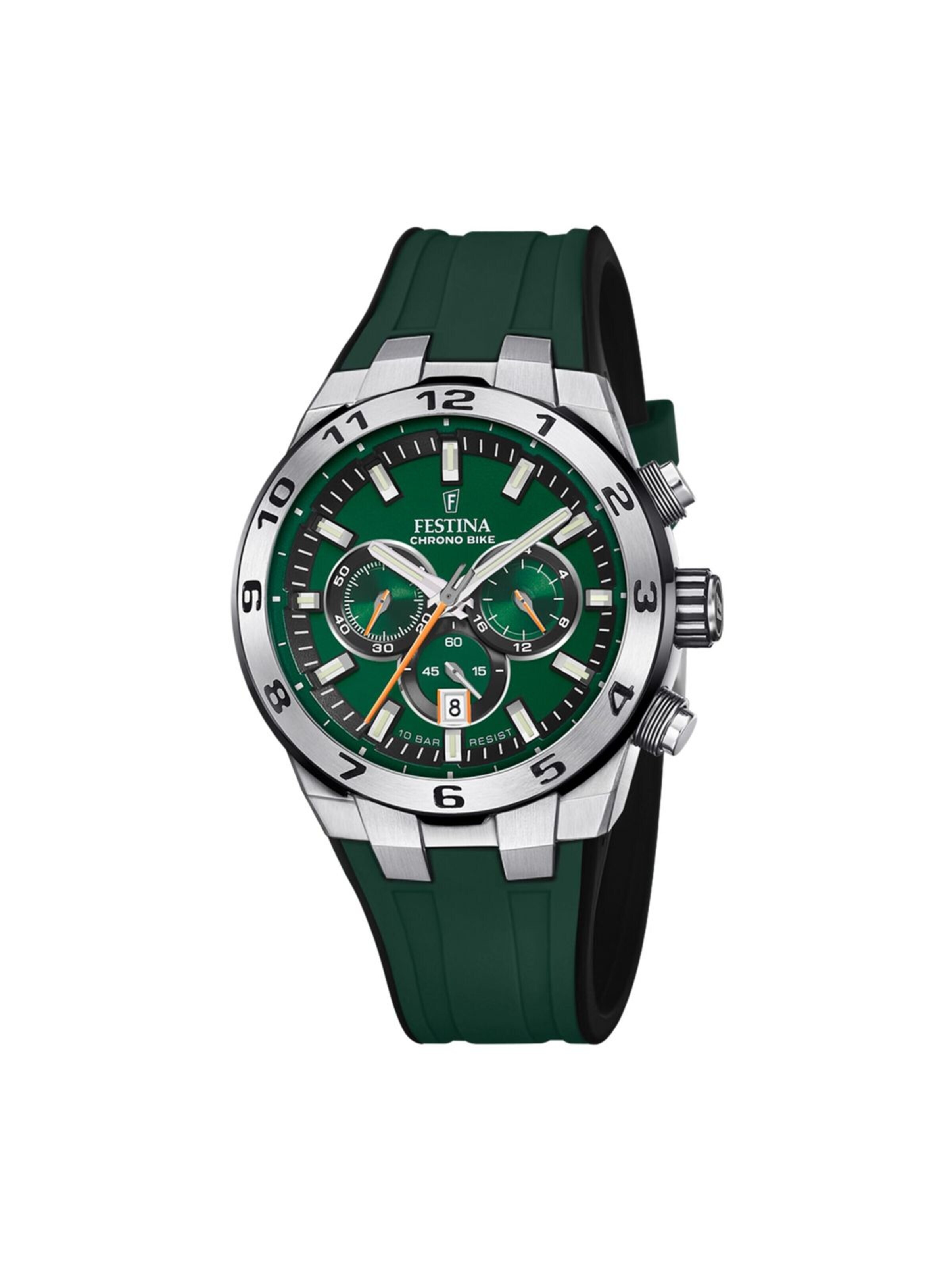 Montre à affichage analogique FESTINA en vert : devant
