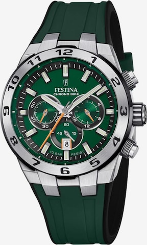Montre à affichage analogique FESTINA en vert : devant