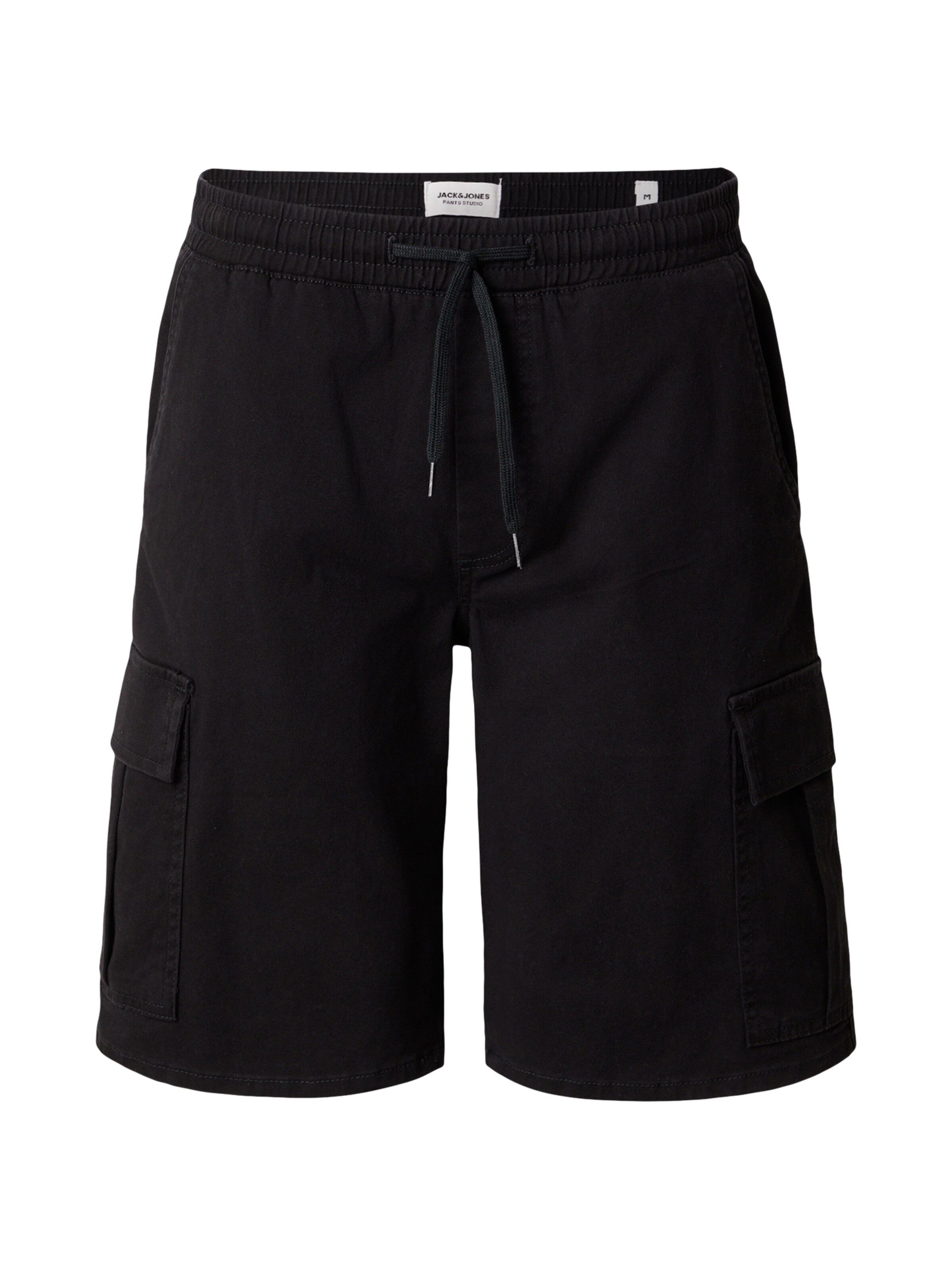 JACK & JONES - Loosefit Pantalón cargo 'JPSTCOLE DYLAN' en negro: frente