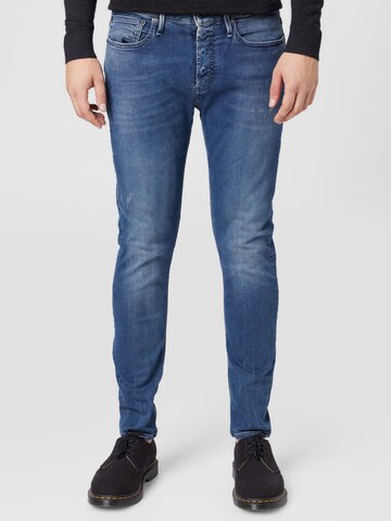 DENHAM Slimfit Jeans 'BOLT' in Blauw: voorkant