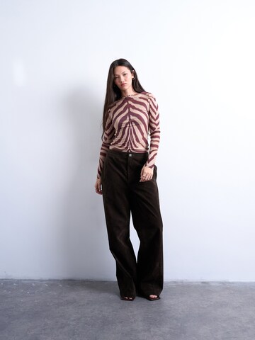 TOPSHOP Футболка 'ZABRA' в Красный: спереди