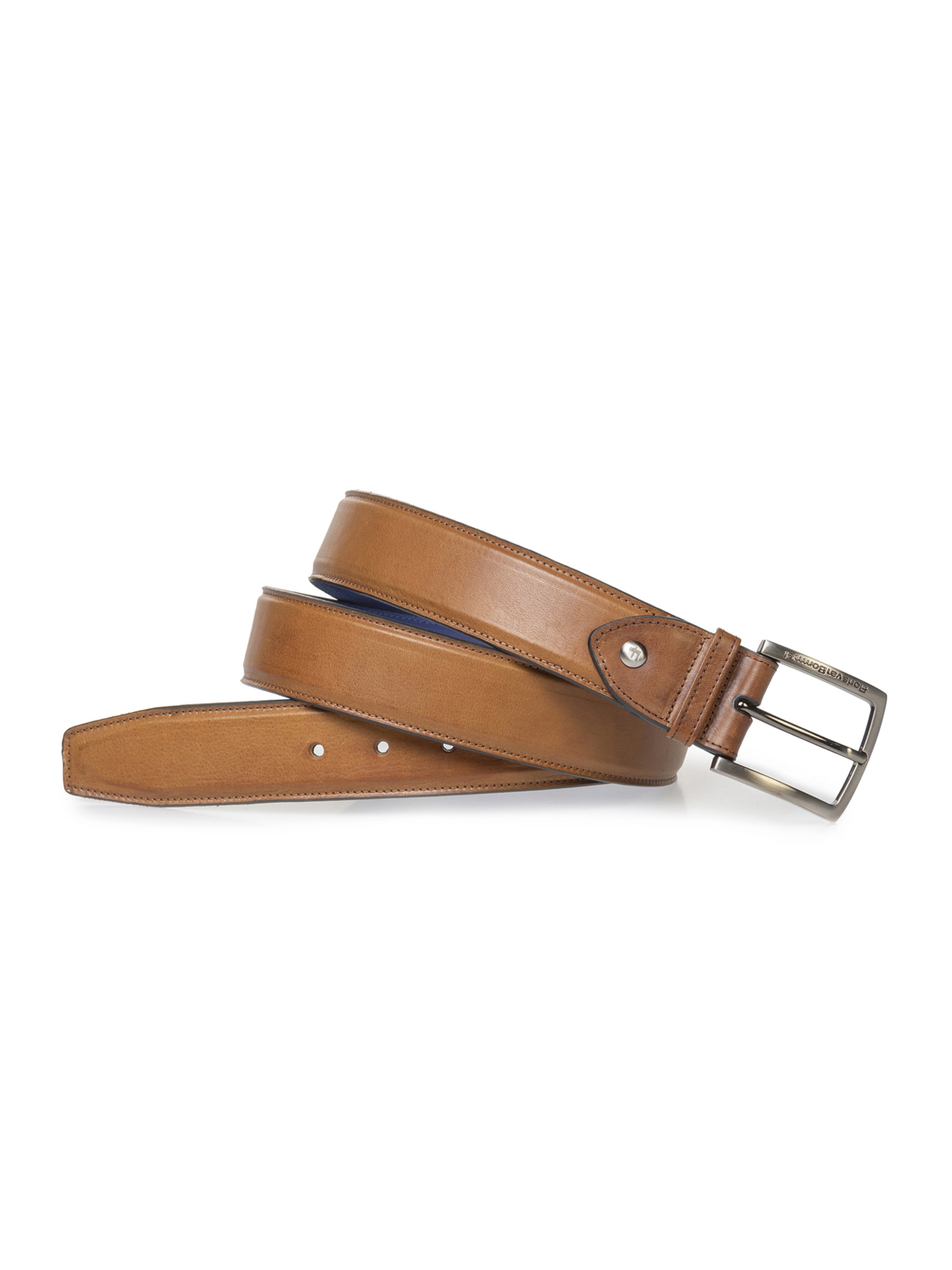 Floris van Bommel Riem 'De Belter 63' in Bruin: voorkant