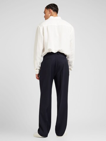 TOPMAN Loosefit Παντελόνι πλισέ σε μπλε
