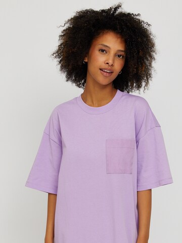 mazine Dress ' Sano ' in Purple: front
