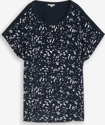 Tom Tailor Women + Tričko – modrá: přední strana