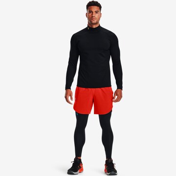 UNDER ARMOUR Skinny Sportbroek 'Rush Cold Gear' in Zwart