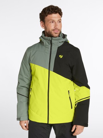 ZIENER Athletic Jacket 'Timpa' in Green: front