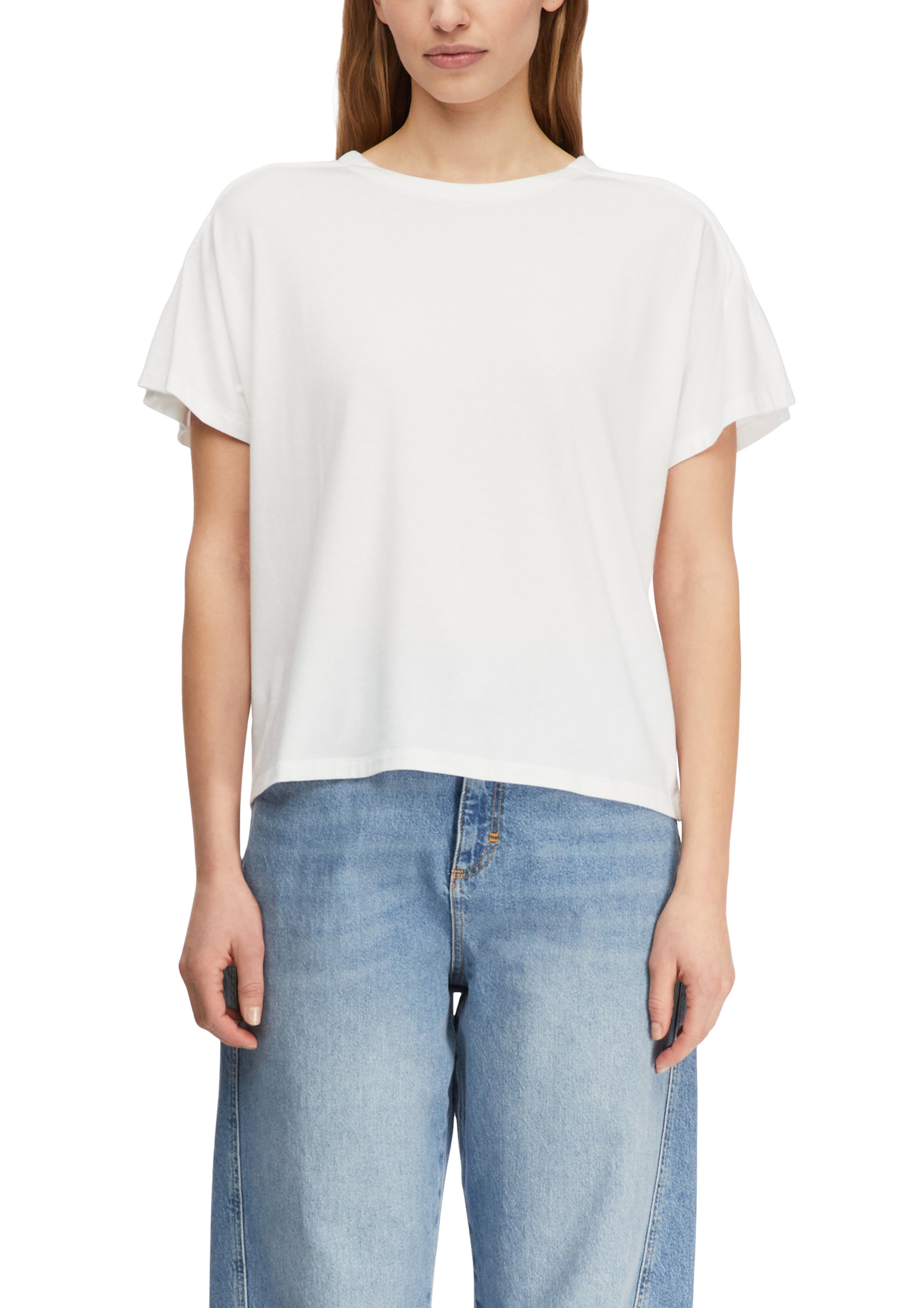 T-shirt COMMA en blanc