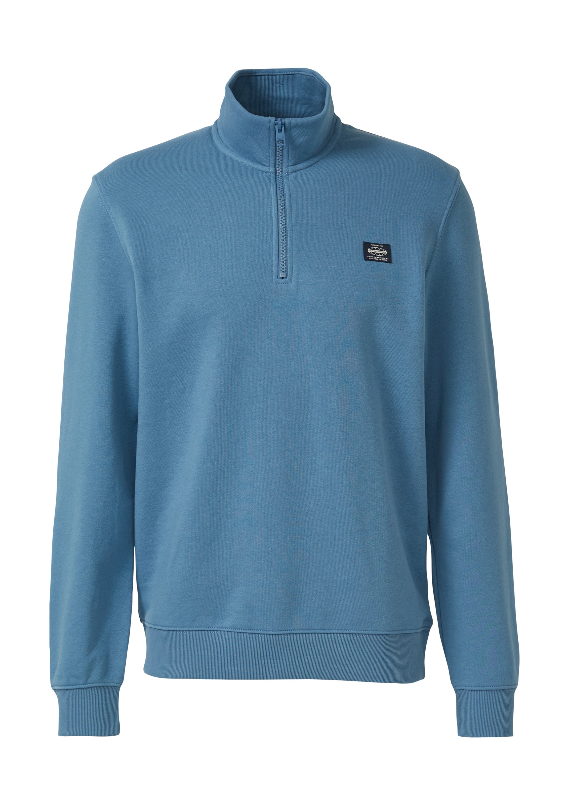 s.Oliver Sweatshirt in Blauw: voorkant