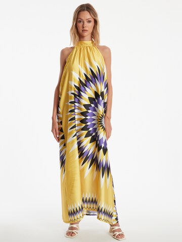 Ana Alcazar Kleid 'Zedala' in Gelb: Vorderseite
