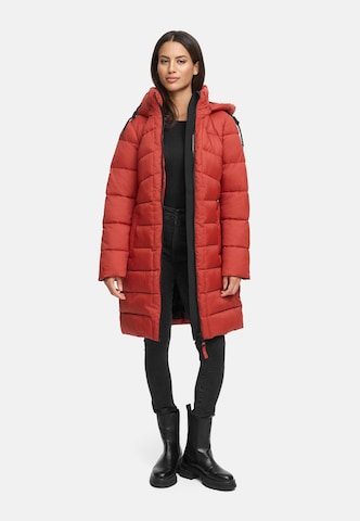 MARIKOO Winter coat 'Kaltnäschen 16' in Brown