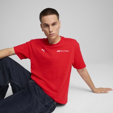 PUMA T-Shirt 'F1® ESS+' in Rot: Vorderseite