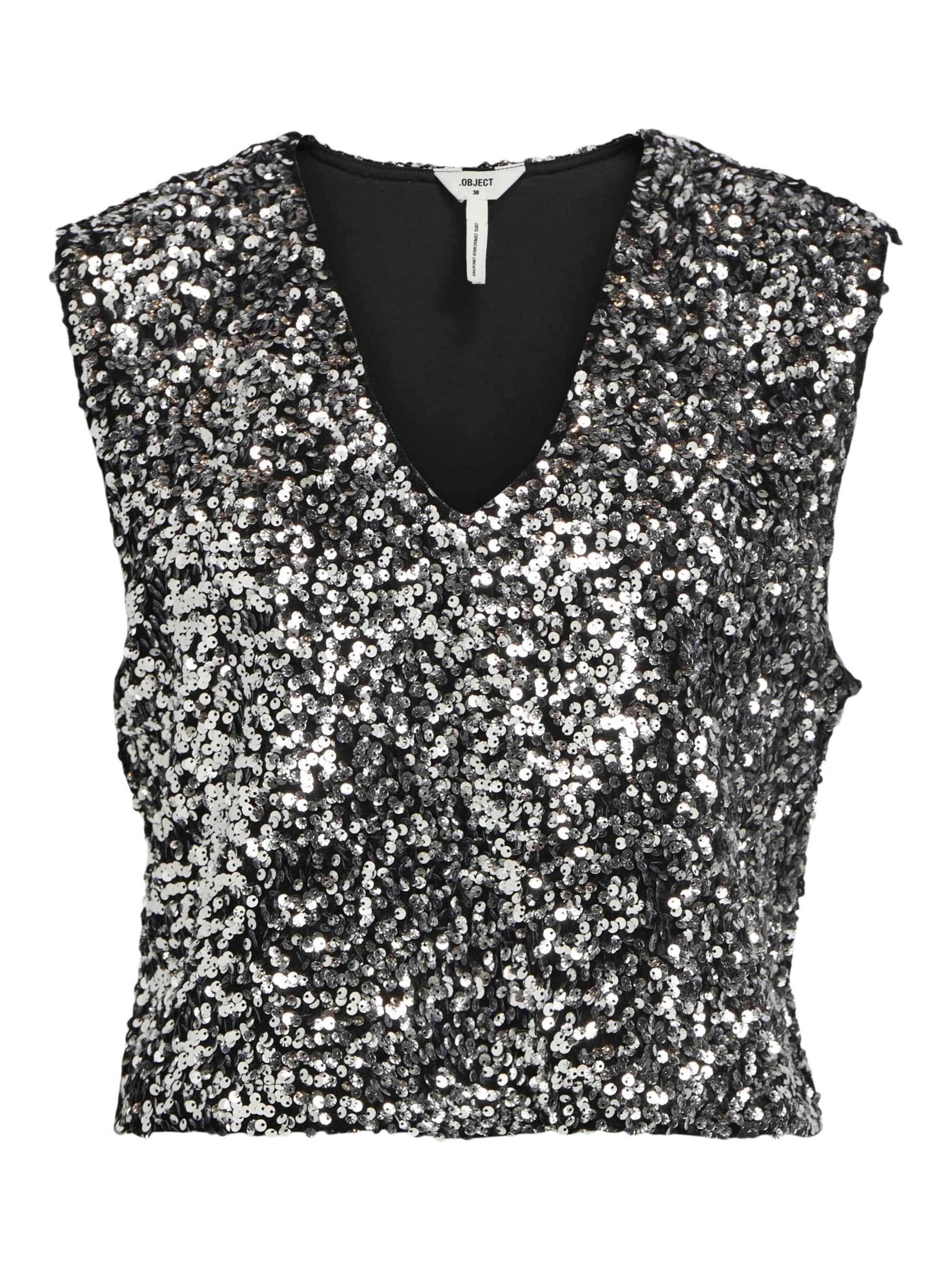 OBJECT Top 'Kinne' in Silver: front