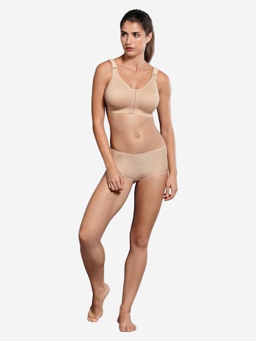 ANITA Minimiser Bra 'frontline open Sport' in Beige