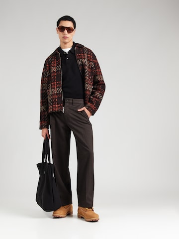 Abercrombie & Fitch Prehodna jakna | rjava barva