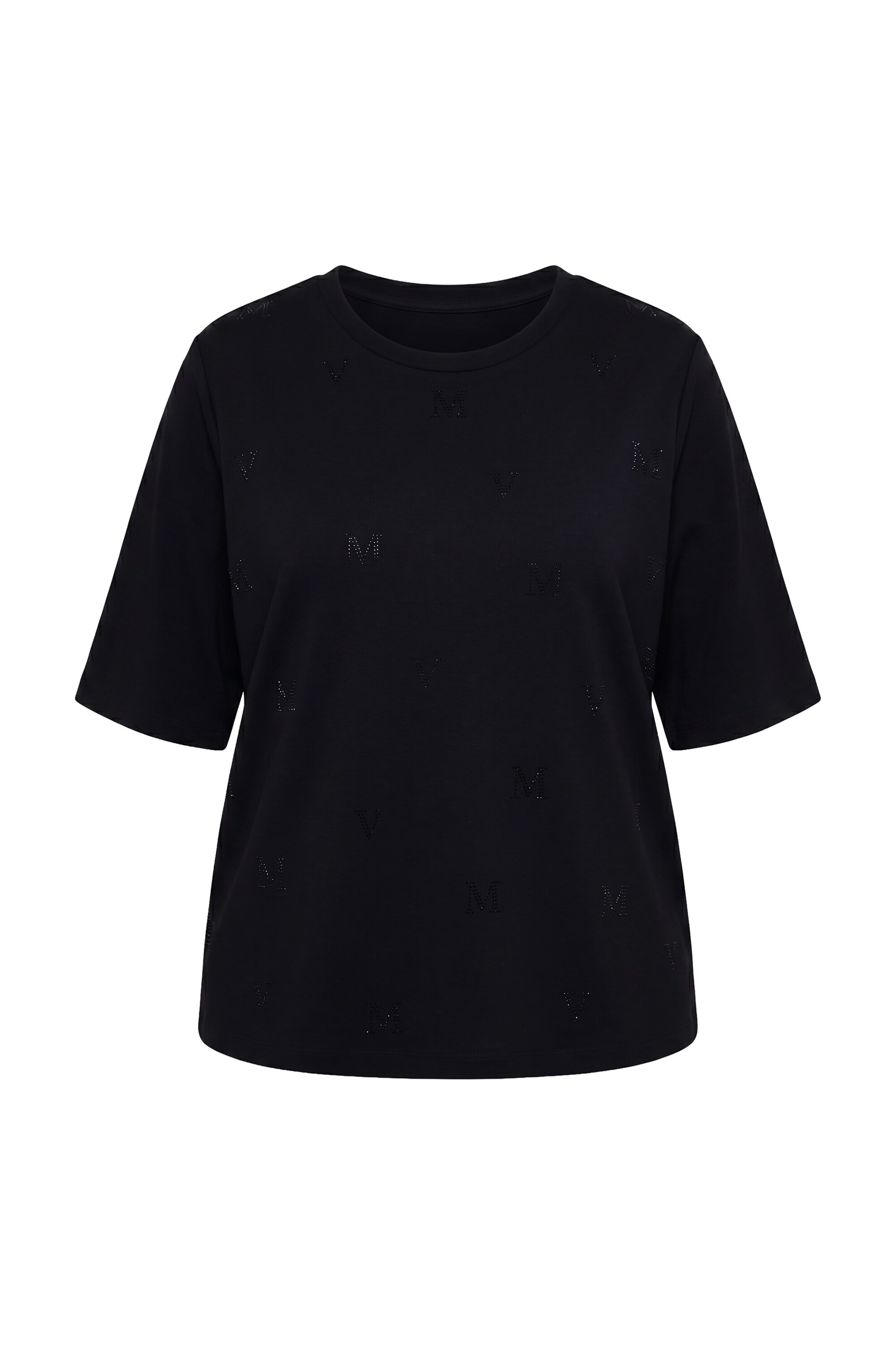 Ulla Popken Sweatshirt in M-L in schwarz, Produktansicht