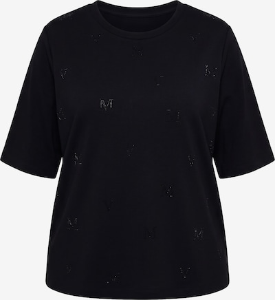 Ulla Popken Sweatshirt in M-L in schwarz, Produktansicht