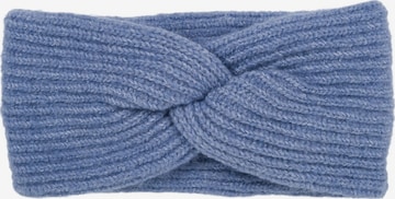 styleBREAKER Headband 'Strick Stirnband Rippenmuster Twist Knoten' in Blue: front