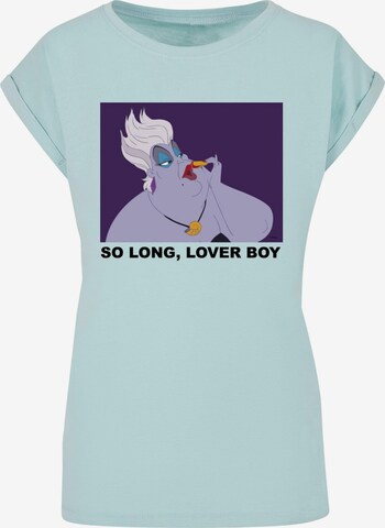 ABSOLUTE CULT Shirt 'Little Mermaid - Ursula So Long Lover Boy' in Blauw: voorkant
