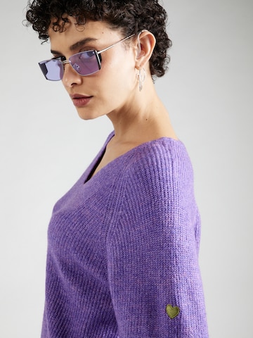Key Largo Sweater 'CLARA' in Purple
