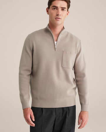 Pull-over WE Fashion en gris : devant