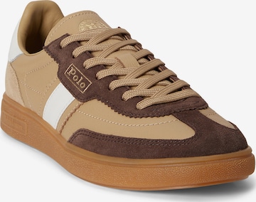 Polo Ralph Lauren Низкие кроссовки 'BEDFORD' в Бежевый: спереди