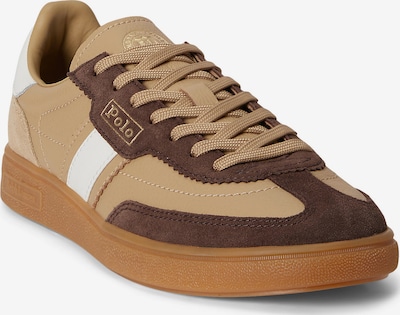 Polo Ralph Lauren Matalavartiset tennarit 'BEDFORD' koossa 35,5 värissä tummabeige / suklaa / valkoinen, Tuotenäkymä
