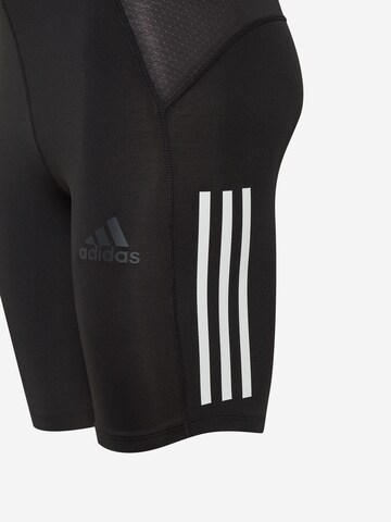 ADIDAS SPORTSWEAR Skinny Παντελόνι φόρμας σε μαύρο